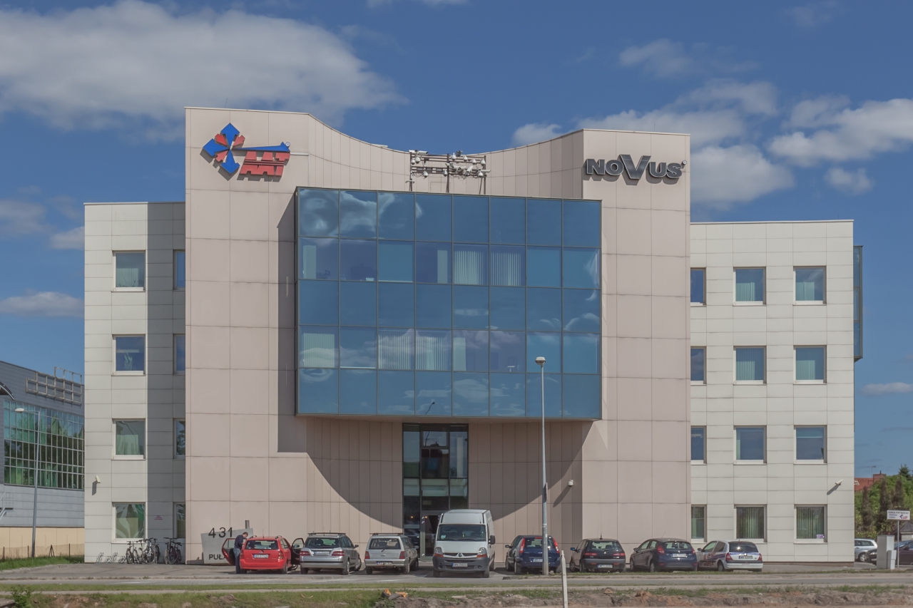 Main view of the office building