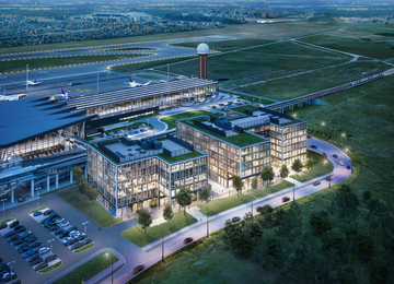 Wmurowano kamień węgielny pod biurowiec Airport City Gdańsk Alpha