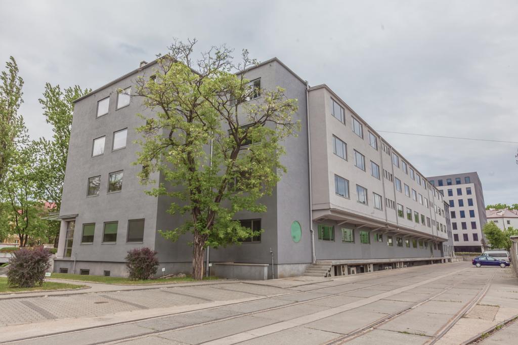 Facade of the office building