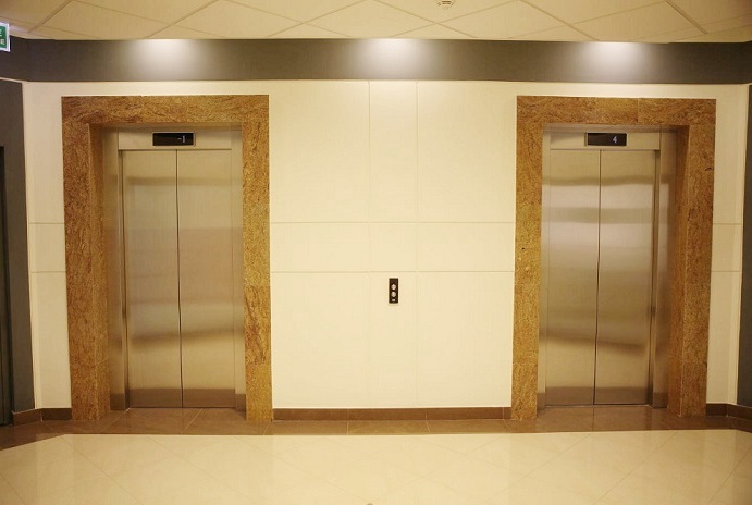 Elevators in the office building