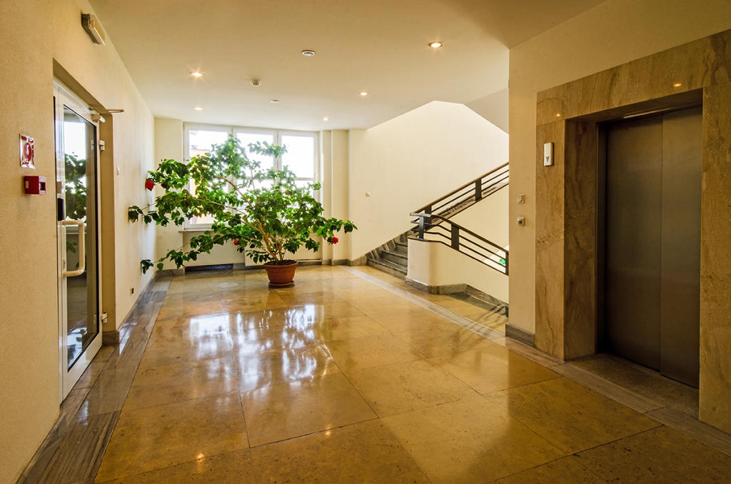 Interior of the office building