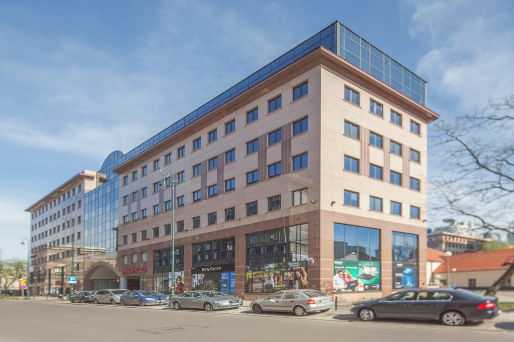 Building with offices to let