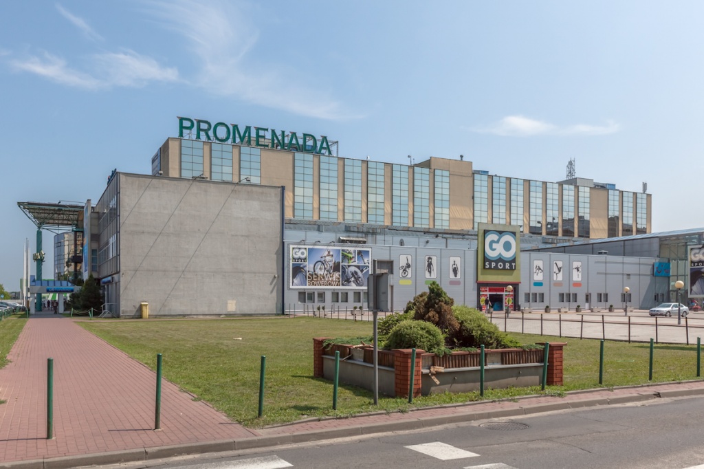 View of the front part of the office building