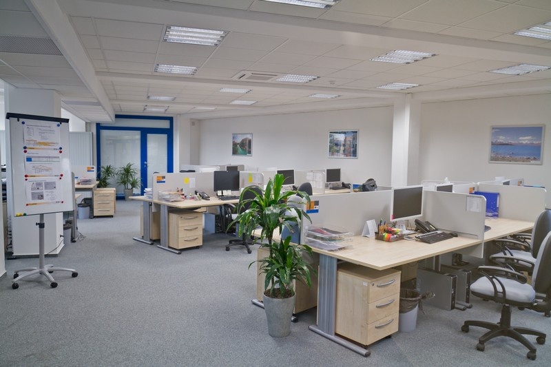 Office interiors of Azbud building