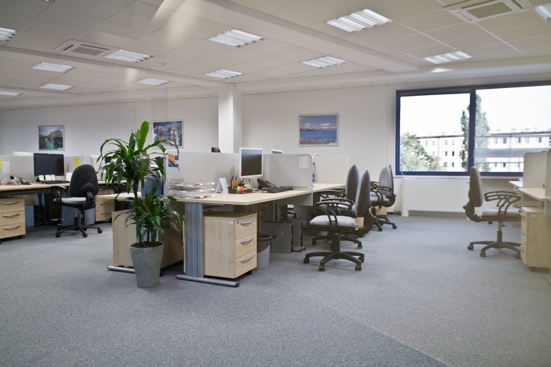 Office interiors of Azbud building