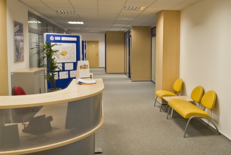 Office interiors of Azbud building