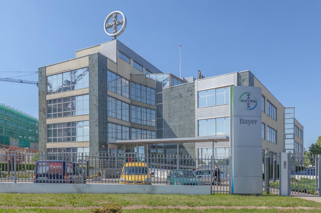 Front view of the office building