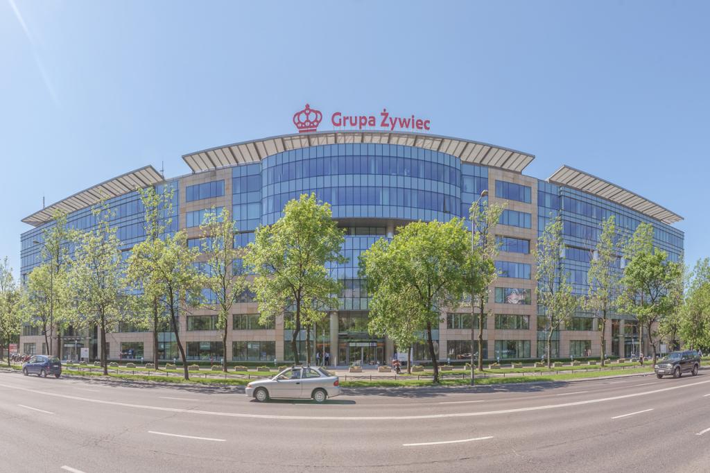 Front view of the building - offices to let