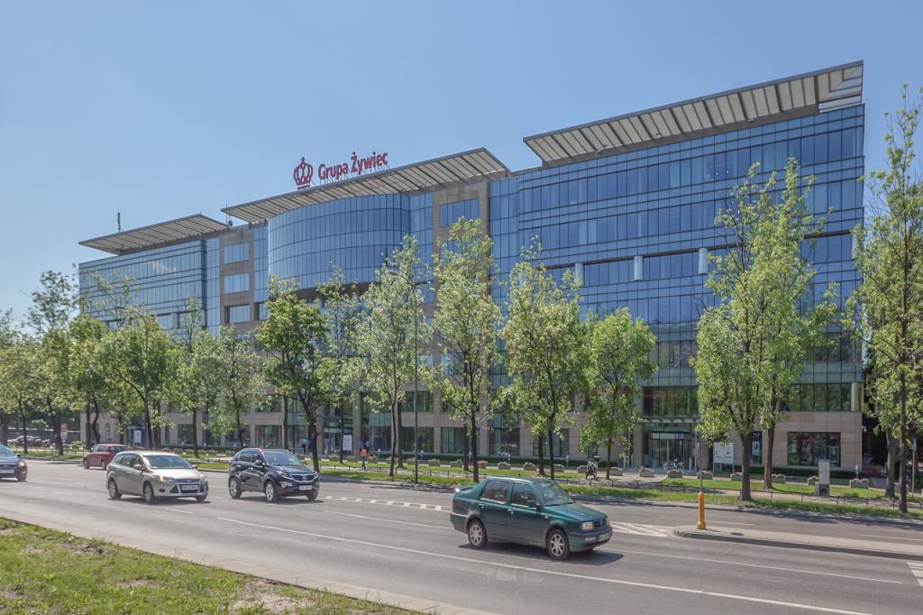 View of the building with office spaces for rent