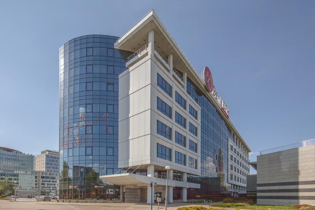 View of the office building