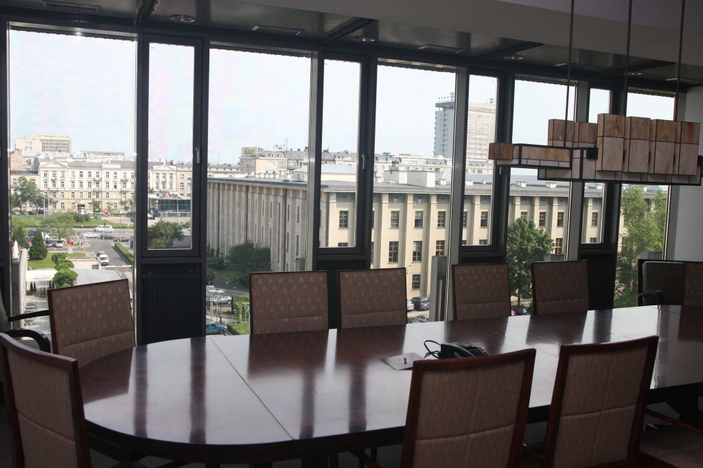 The conference room in the office building