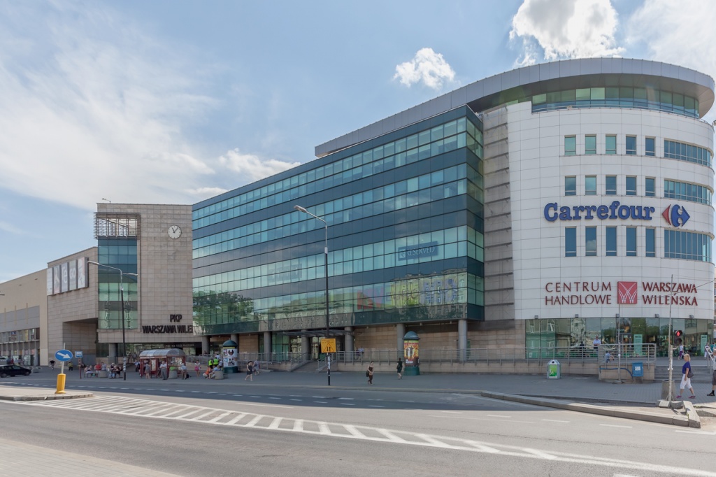 Facade of the office building