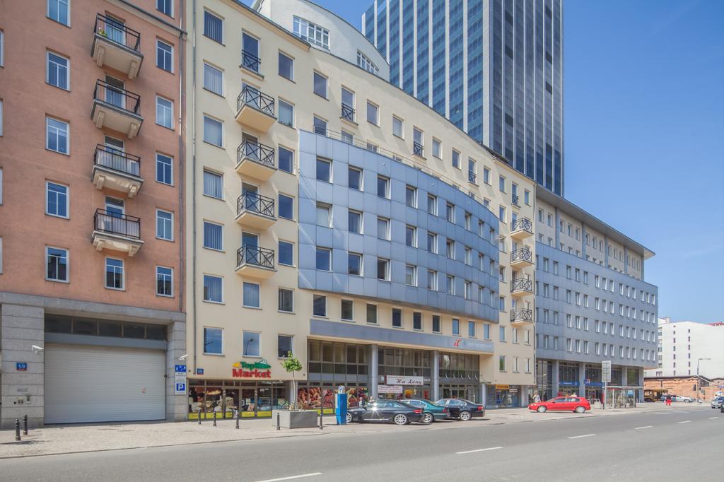 Elevation of the building designed for renting offices