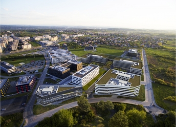 Najmniejszy biurowiec w kompleksie DOT Office.