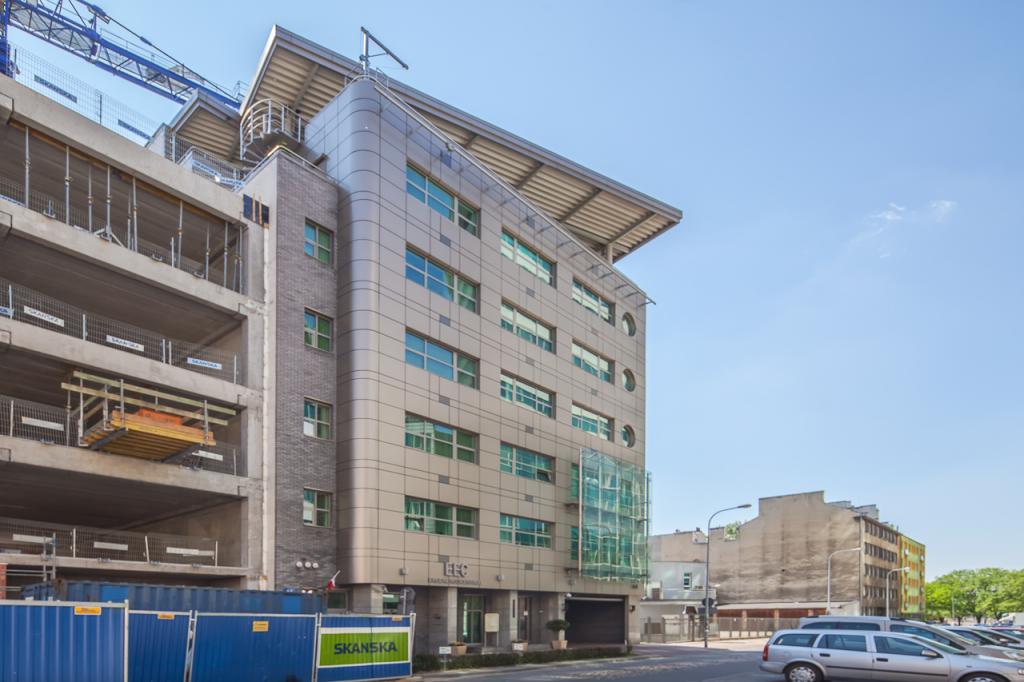 View of the elevation of the office building