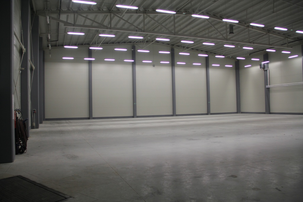 Storage and production hall