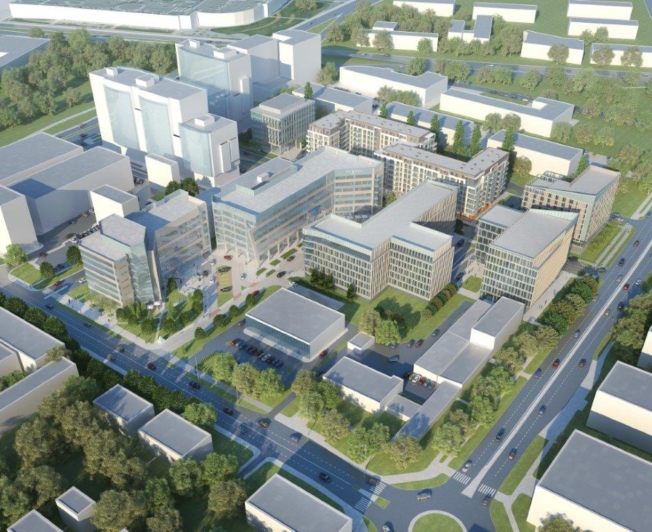 Kompleks biurowy widziany z góry