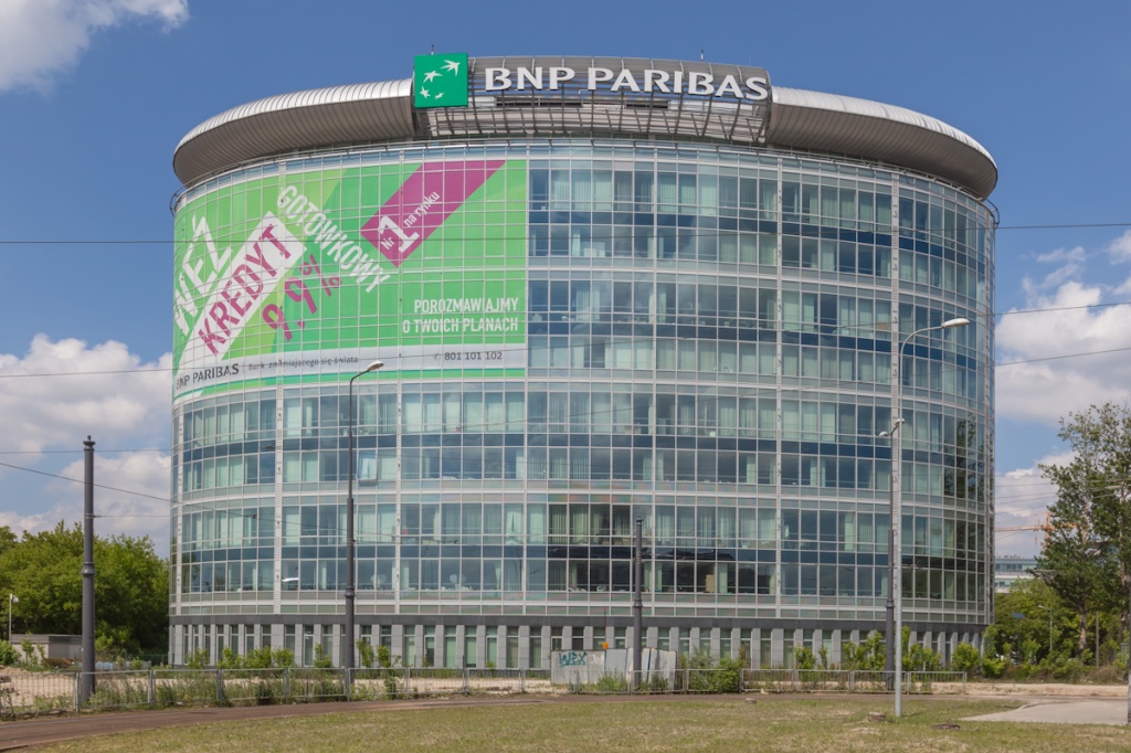 Facade of the office building