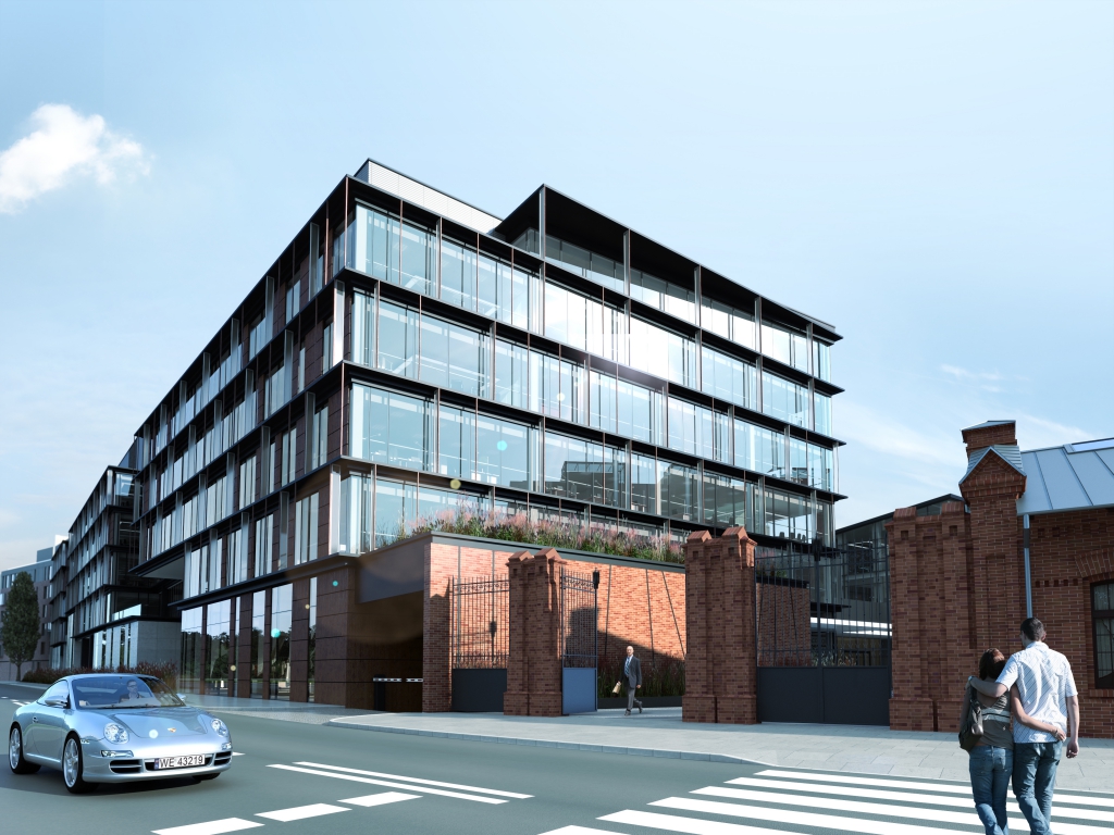Office building's facade - offices for rent