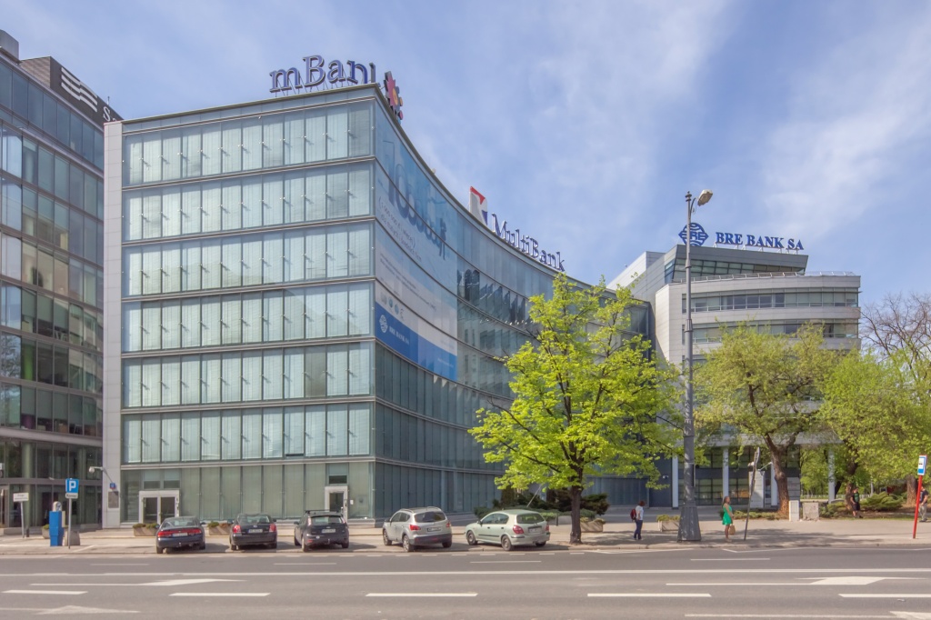 Facade of the office building