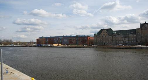 Panorama of the building 