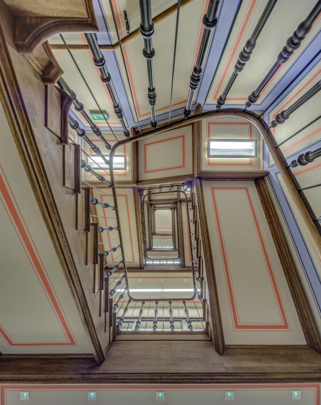 Office building - renovated original staircase