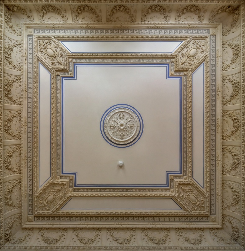 Office building -  historic ceiling decoration