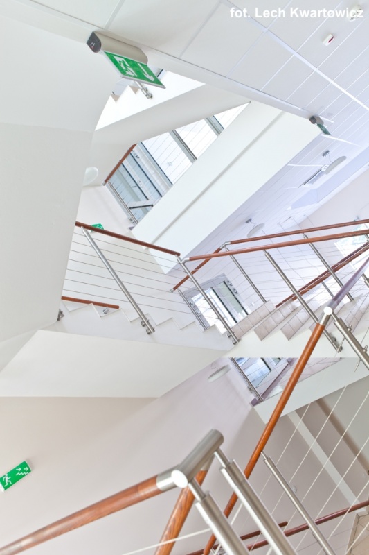 Interior of the office building Letia Business Center 