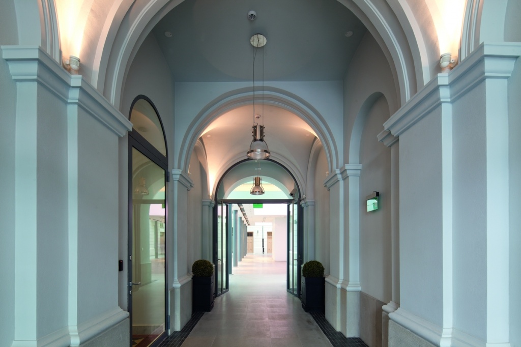 Office building, hallway