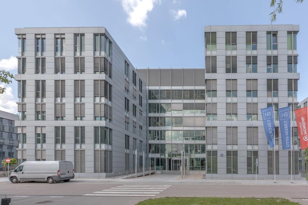 Main entrance to the office building