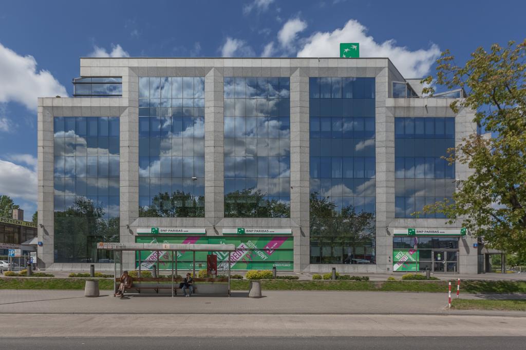 View on the building with office spaces for rent