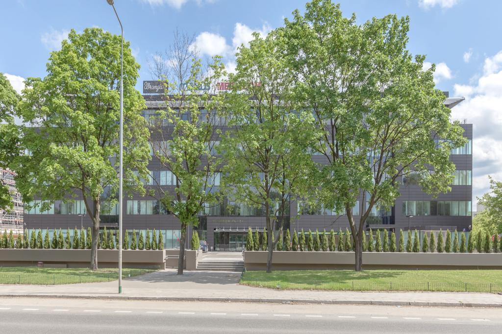 Facade of the office building