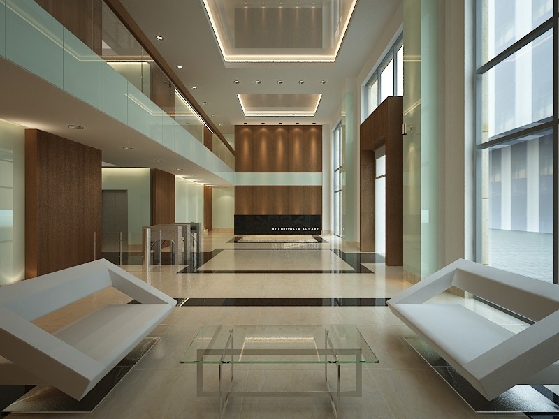 Interior of the office building