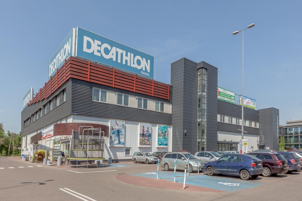 Elevation of the building designed for renting offices