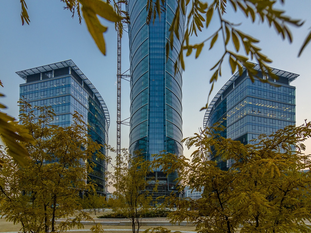 View of the office building