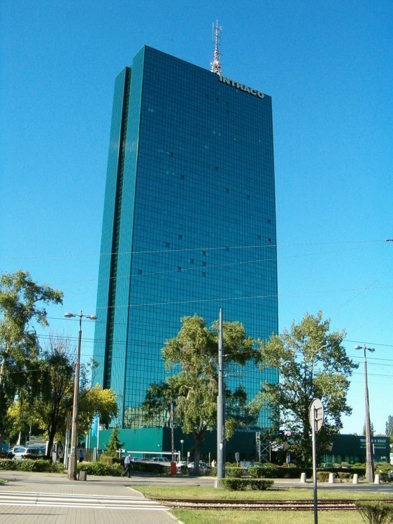 Main view of the office building