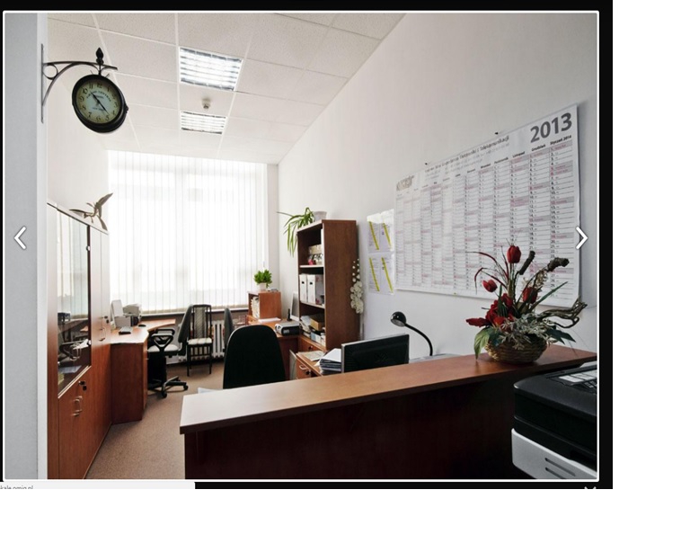 Office interior inside the building