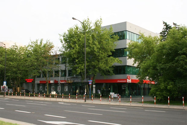 Main view of the office building