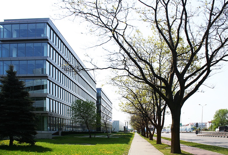 View of the office building