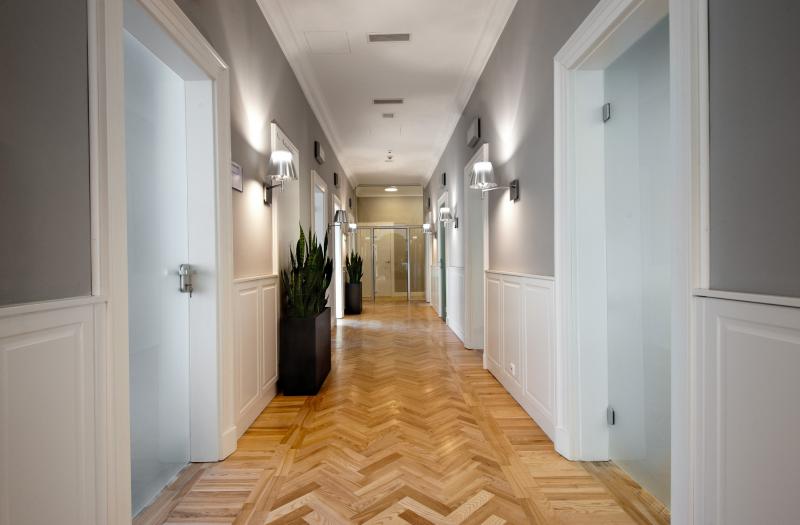 Office building, hallway