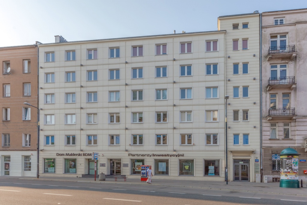 View of the front part of the office building