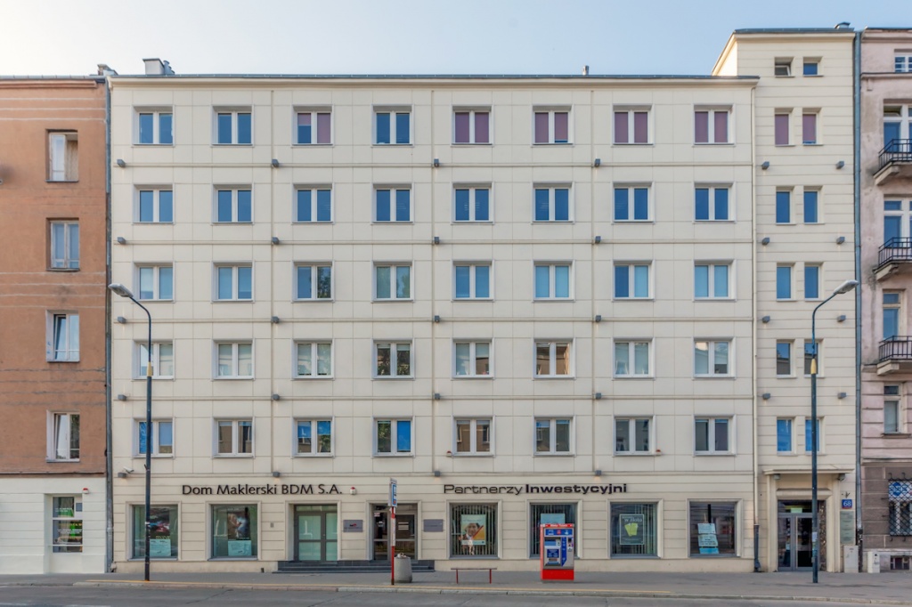 Front view of the office building