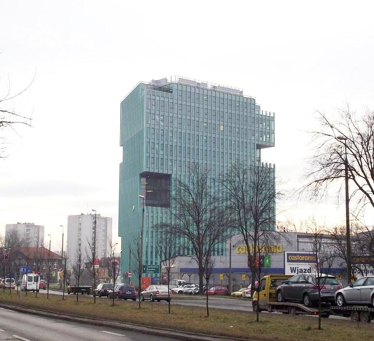 View from Pilotów street