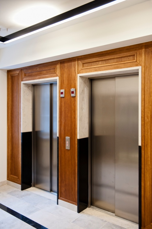 Lifts in office building