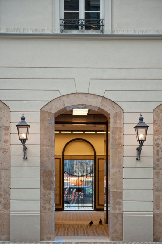 Entrance of the office building 