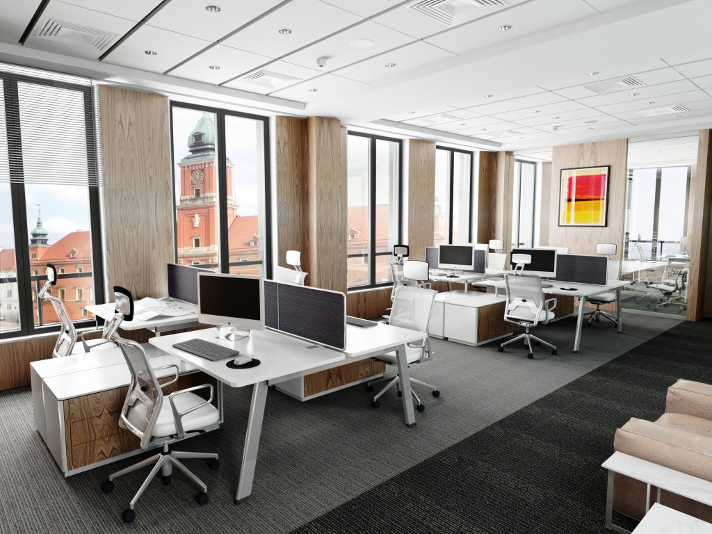 Office building's interiors