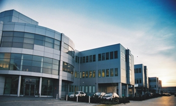 Main view of the office building