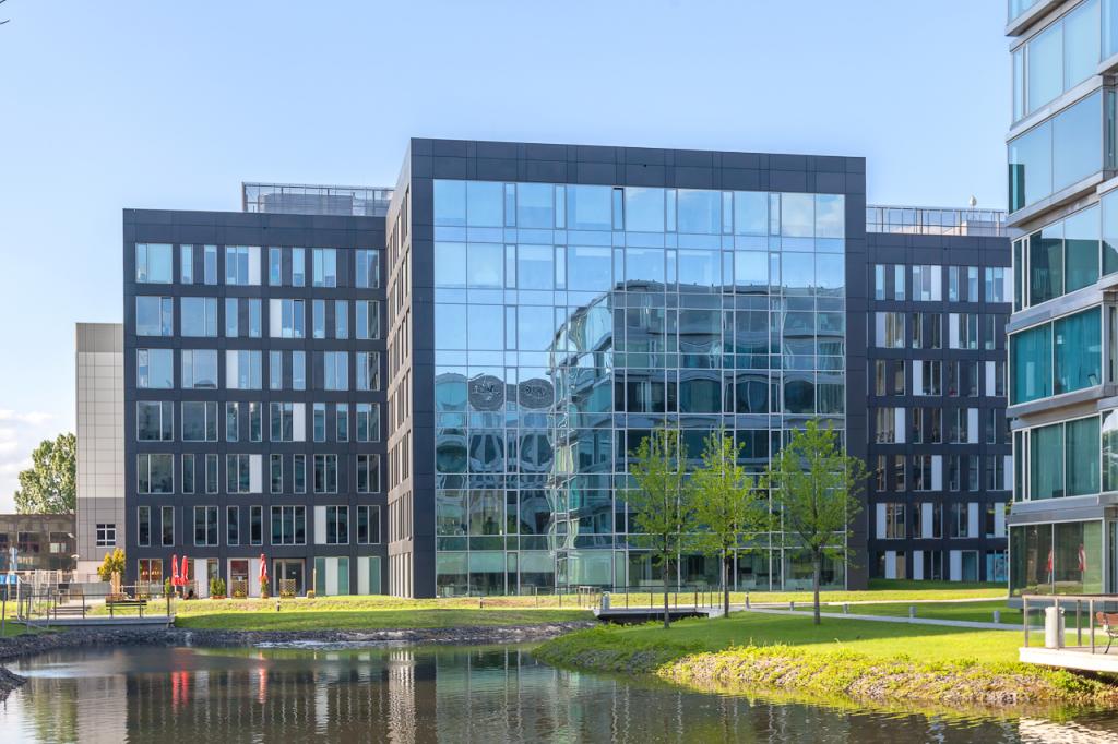 Facade of the office building