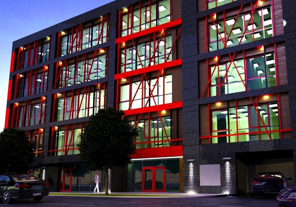 View of the office building on Spokojna Street