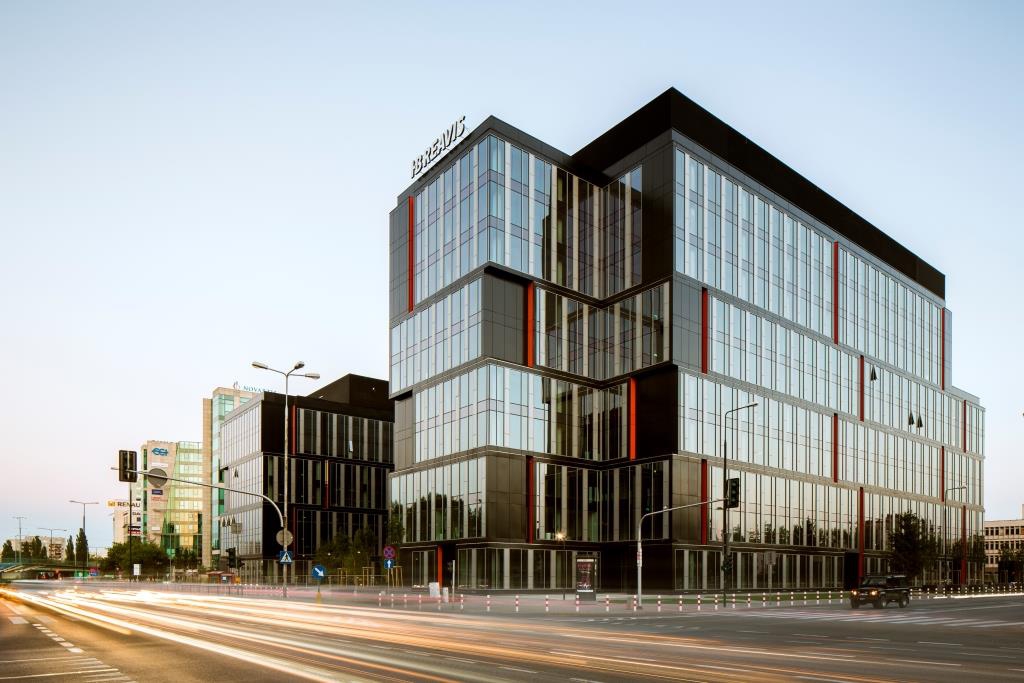 Entrance to the office building